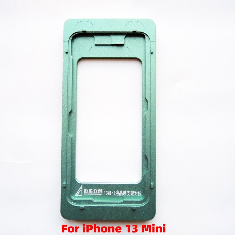Molde laminado para iPhone 13, 13 Pro, Max, Mini molde de posición de marco, herramientas de reparación de laminado de vidrio OCA de pantalla LCD: 13Mini Aligning