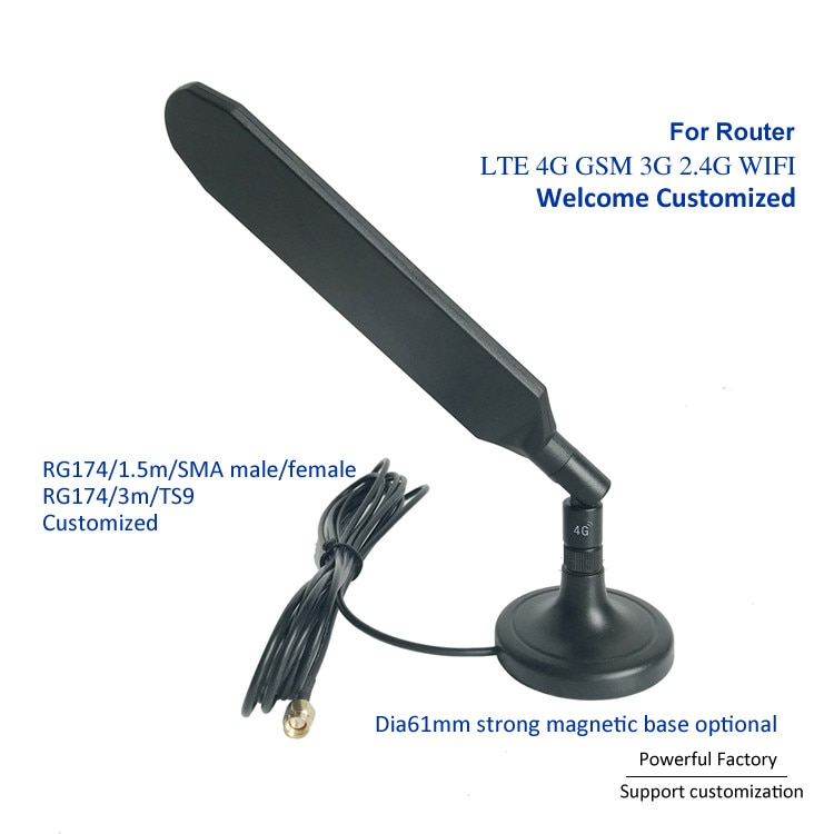Stronger dbi TS9 SMA adaptor router external indoor wifi 4g lte antenna 1PCS