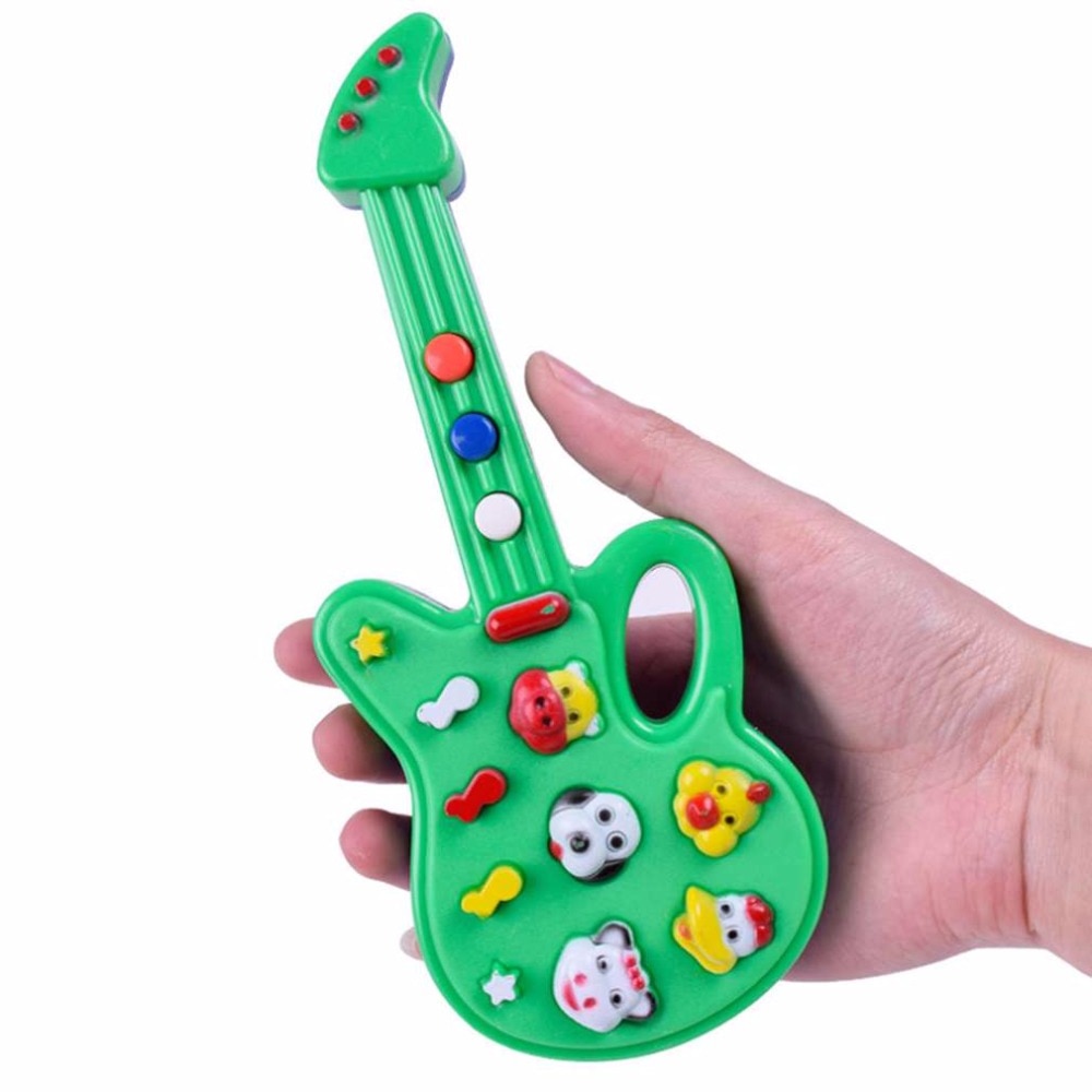 Juguetes para bebés 3psc Super niños bebé guitarra infantil guardería rima sabiduría desarrollo simulación música plástico mejor