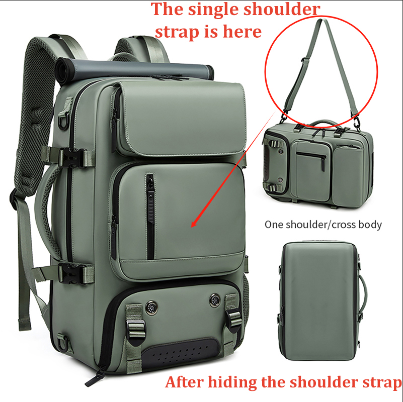 Woman travel backpack,waterproof 16 inch Business Laptop Backpack with Shoe Bag Hidden USB charging port Hiking camping backpack