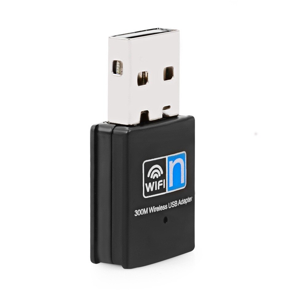 Adaptador WiFi USB 300M 2,4 GHz antena WiFi de doble banda 802.11b/n/g, Mini ordenador inalámbrico, ordenadores portátiles, tarjeta de red, receptores al por mayor