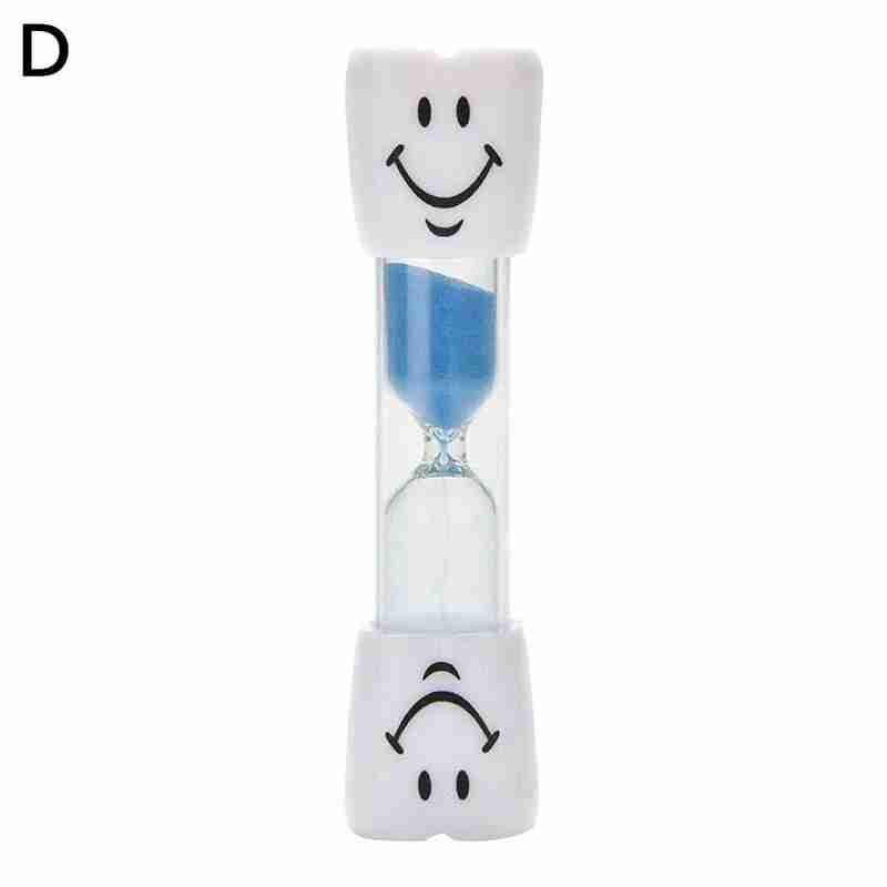 1pc lachende gezicht multifunctionele kook-borstel kinderen timer ornamenten bureaublad zand kinderen  u2 j 6: Blauw