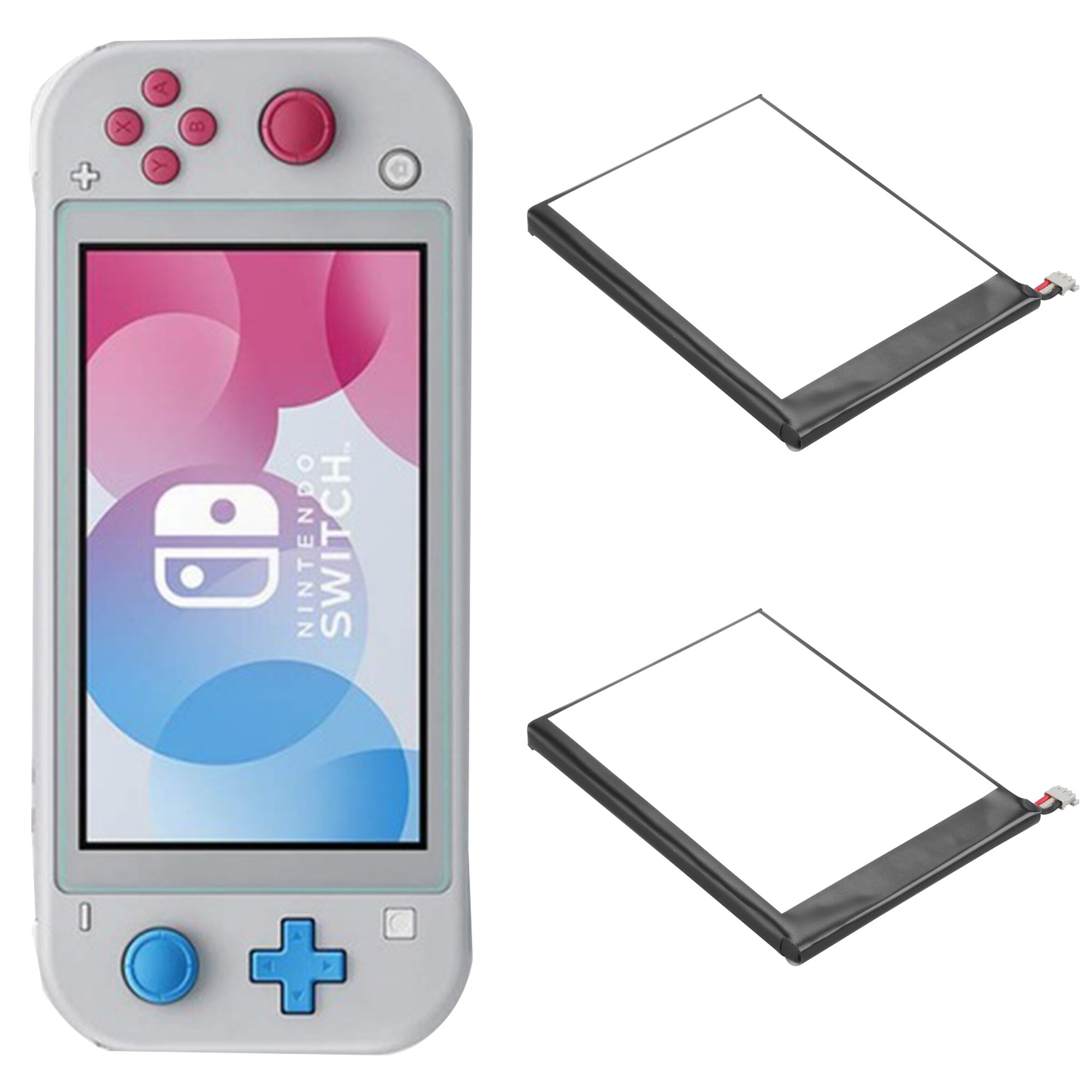 2 baterías de polímero de litio de 3,8 V y 3570mah para Nintendo Switch Lite HDH-003 batería de repuesto