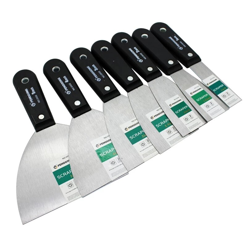 Putty Knife Set Wall Shovel Putty Scraper Blade 1&quot; To 5&quot; Multi-specification Paint Plastering Knife Construction Tool