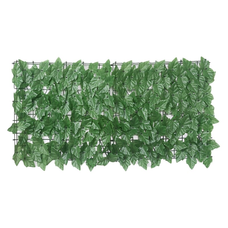 Artificial Leaf Leaves Privacy Fence Screen Stretchable Hedge Vine Decoration for Home Outdoor Garden Yard Wall