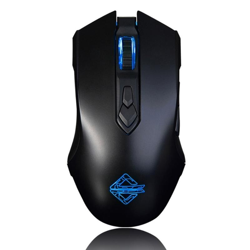 Aj52 Game Mouse Macro Programming Game Optical Mice Usb Cable Computer Mousey: Black