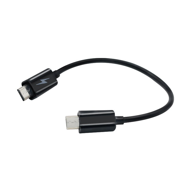 1pc Micro USB Type B Male To Micro B Male Converter OTG Adapter Lead Data Cable