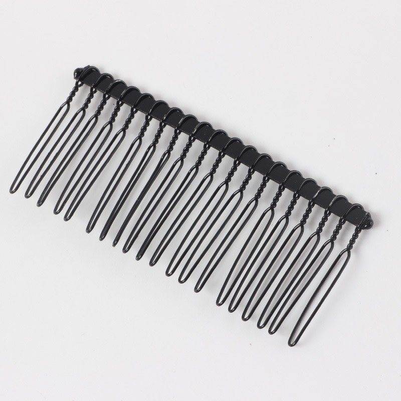 Horquilla Invisible para el pelo roto, herramientas para Tiara para adultos, rollo curvo, flequillo de aguja, peine de inserción fija, accesorios de estilismo , 5 uds.: Rojo