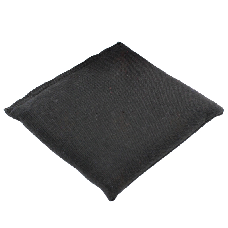 Bolsas de frijol de lona para deportes al aire libre, accesorios para juegos familiares, juguete duradero: black