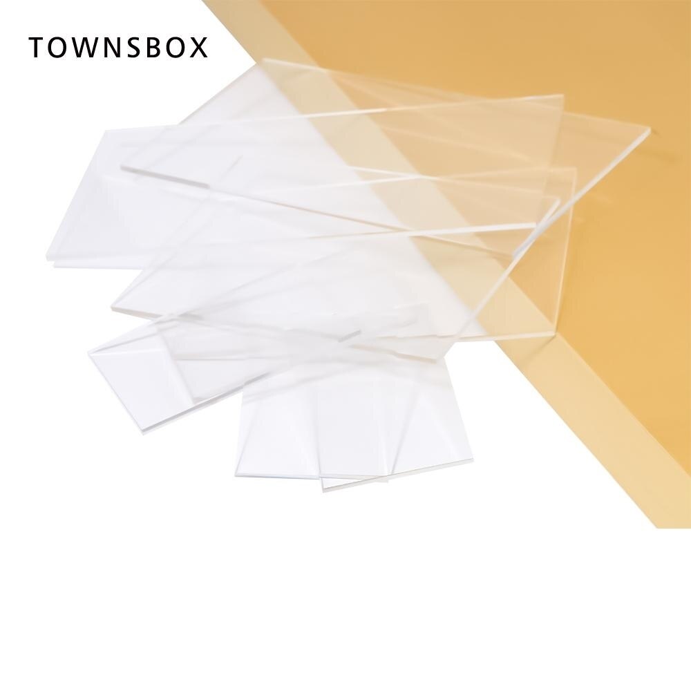 Acryl Sheet Custom Plaat Acryl Transparante Klei Aardewerk Sculptuur Tool Werkbank Druk Plaat Klei Gereedschap Teken Tag Cover