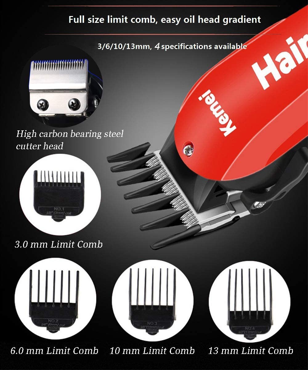 Kemei Oplaadbare Tondeuse Professionele Tondeuse Scheren Machine Haar Knippen Baard Scheerapparaat Kemei-707Z