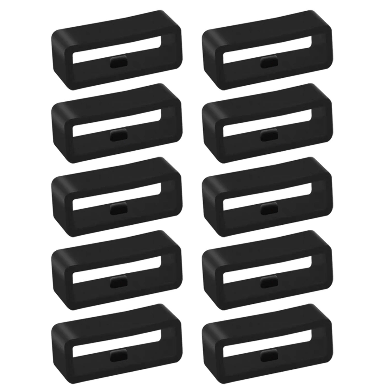 Para Garmin Forerunner 945/935 Fenix 5/Fenix 6/Fenix 7 reemplazo de bucle de seguridad correa de reloj de silicona cierre Clip Keeper Ring Loop: XXL / Azul