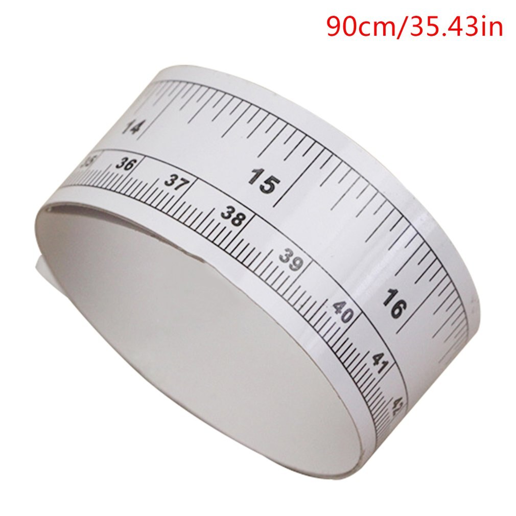sticky ruler 90cm Sticky Scale Self Adhesive Metric Measure Gauge Tape Vinyl Ruler For Sewing Machine Sticker