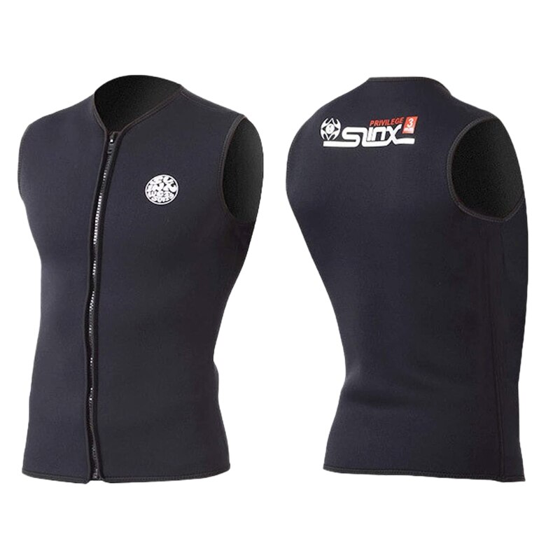 Traje de baño sin mangas de neopreno de 3mm Unisex para buceo surf natación navegar al aire libre