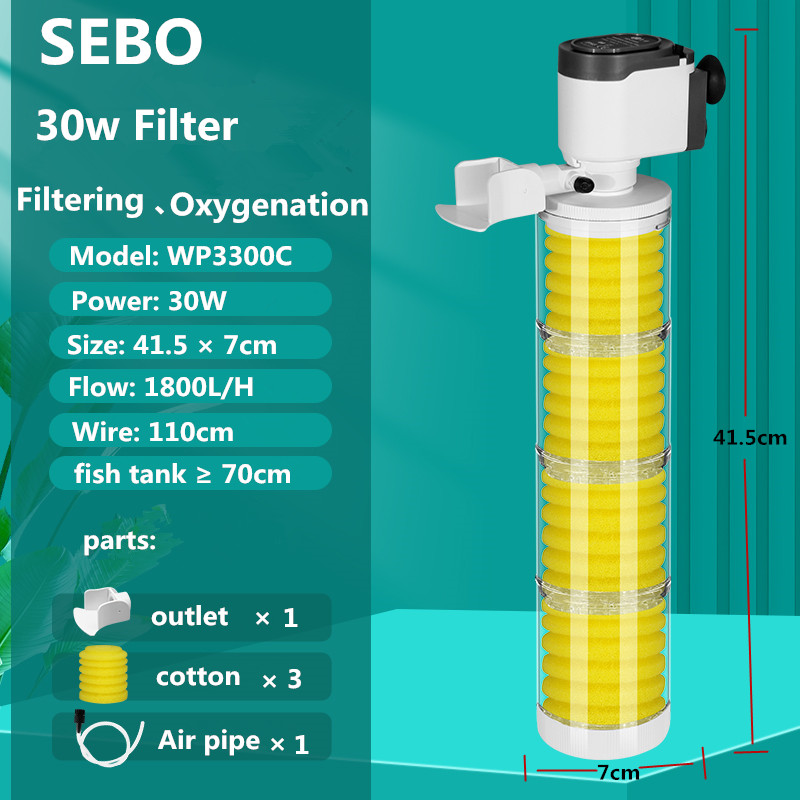 3 in 1 Filter für Aquarium Aquarium Filter Mini Aquarium Filter Aquarium Sauerstoff Tauch Wasserfilter