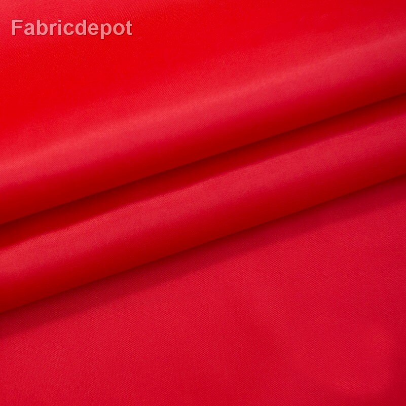 Voering Stof Polyester Taffeta Anti-Statische Voor Naaien Voering Van Bagage Tas Jas Pak Door De Meter: Red