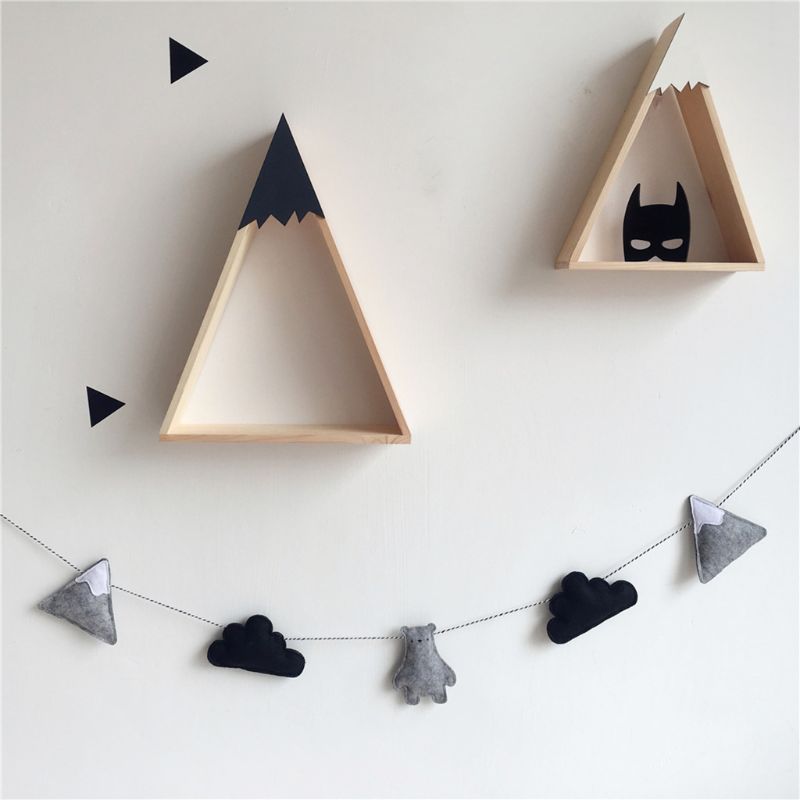 Schattige Beer Cloud Boom Opknoping Hanger Kinderen Kinderkamer Props Decoratieve Ornamenten Voor Zuigelingen Baby Fotografie Prop