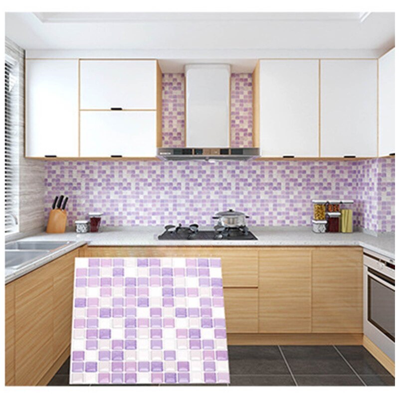 Blandede farver hus køkken soveværelse korridor vandtæt selvklæbende væg klistermærker