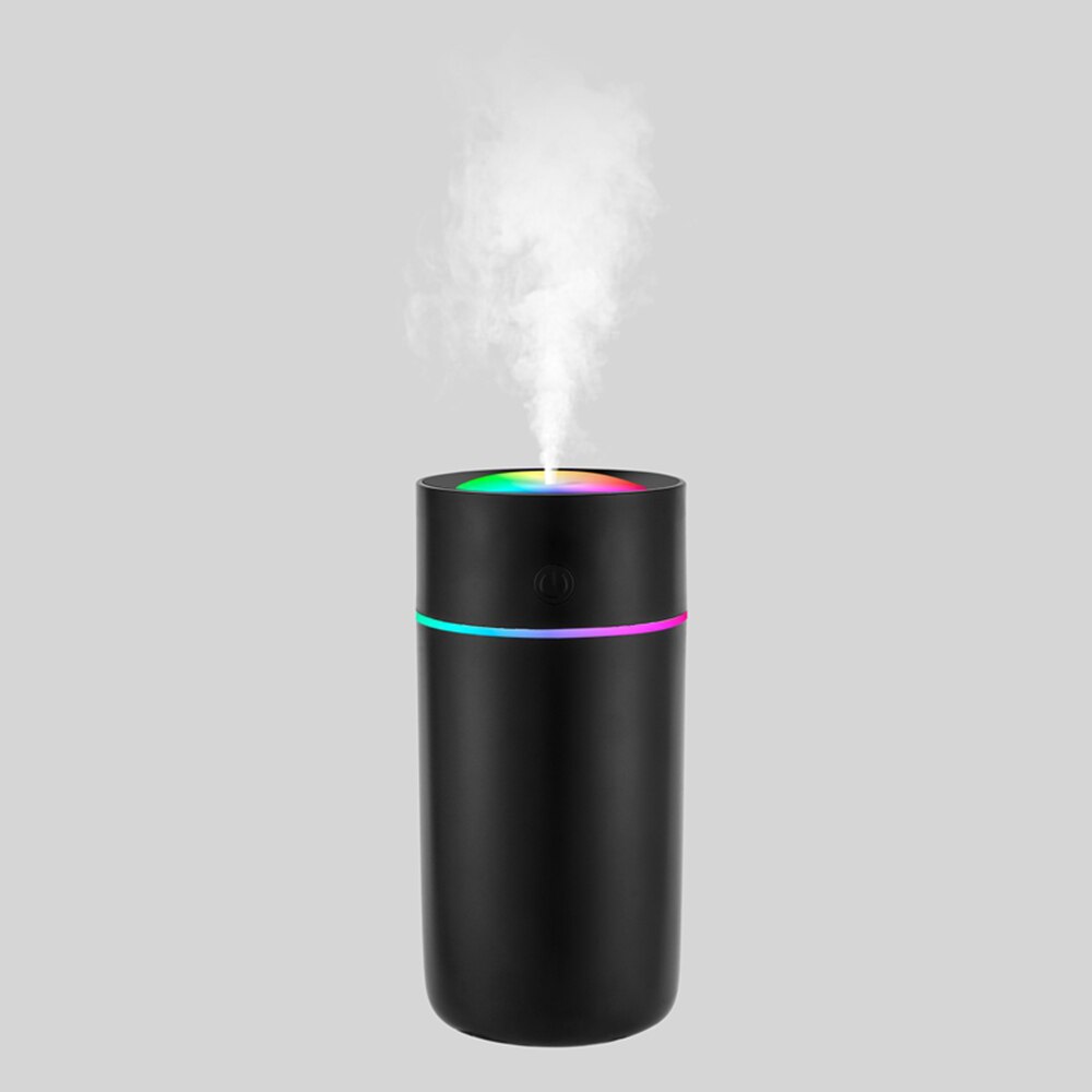320ml Car USB Humidifier Cup Portable Humidifier for Car Office Bedroom Filter Free Vaporizer Mini Cup Humidifier: black