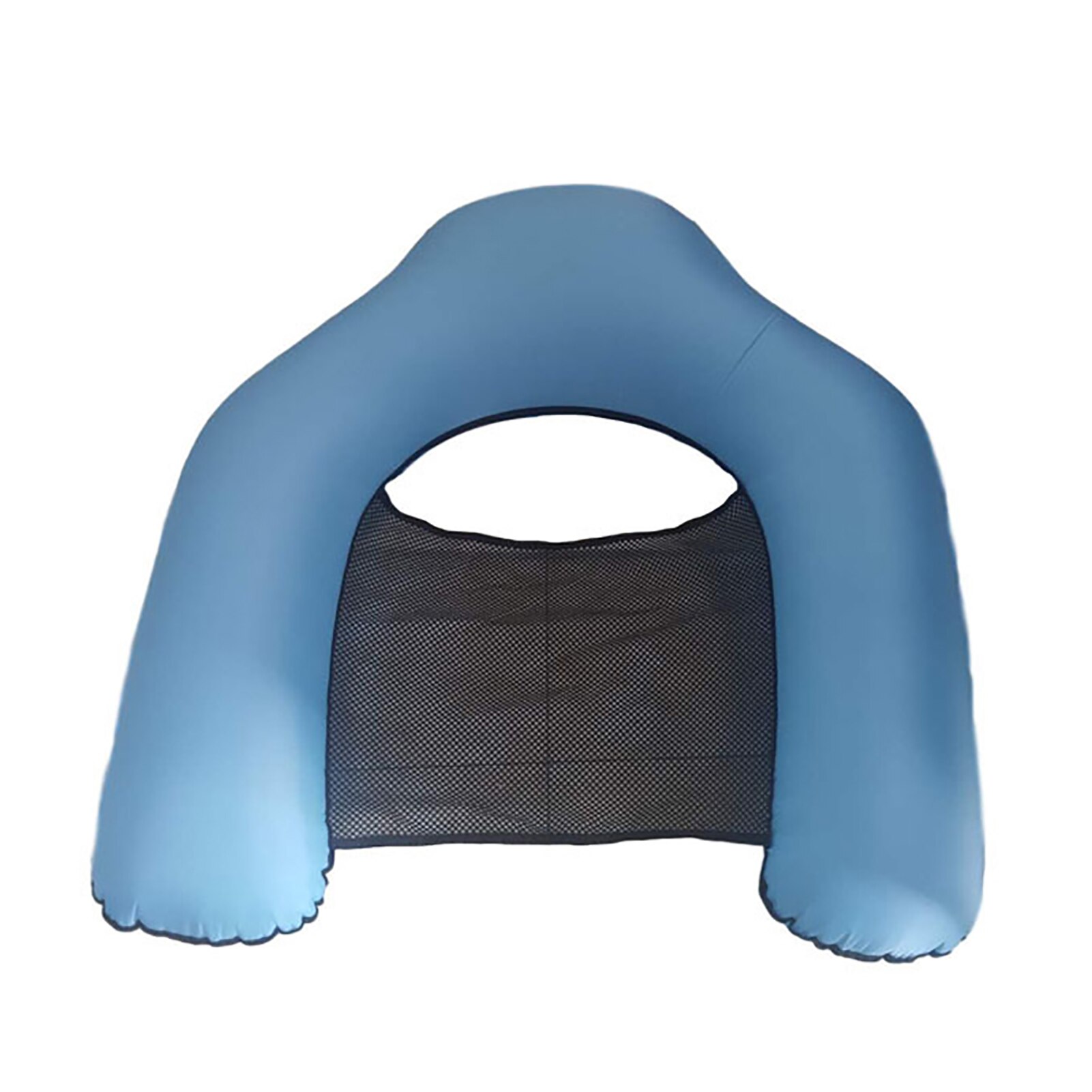 Flotador inflable para piscina, silla de malla flotante para piscina, RW: Azul