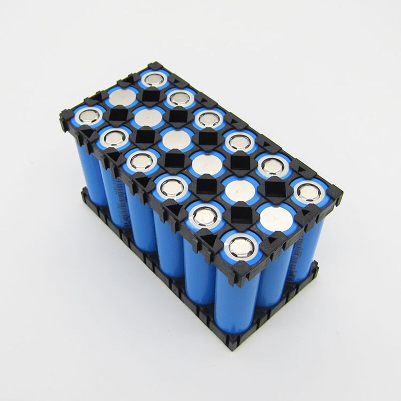3*6 18650 Lithium Battery Combination Holder Buckle Battery Pack Holder Cylindrical Li-ion Cell Fixture Bracket BMS DIY Parts