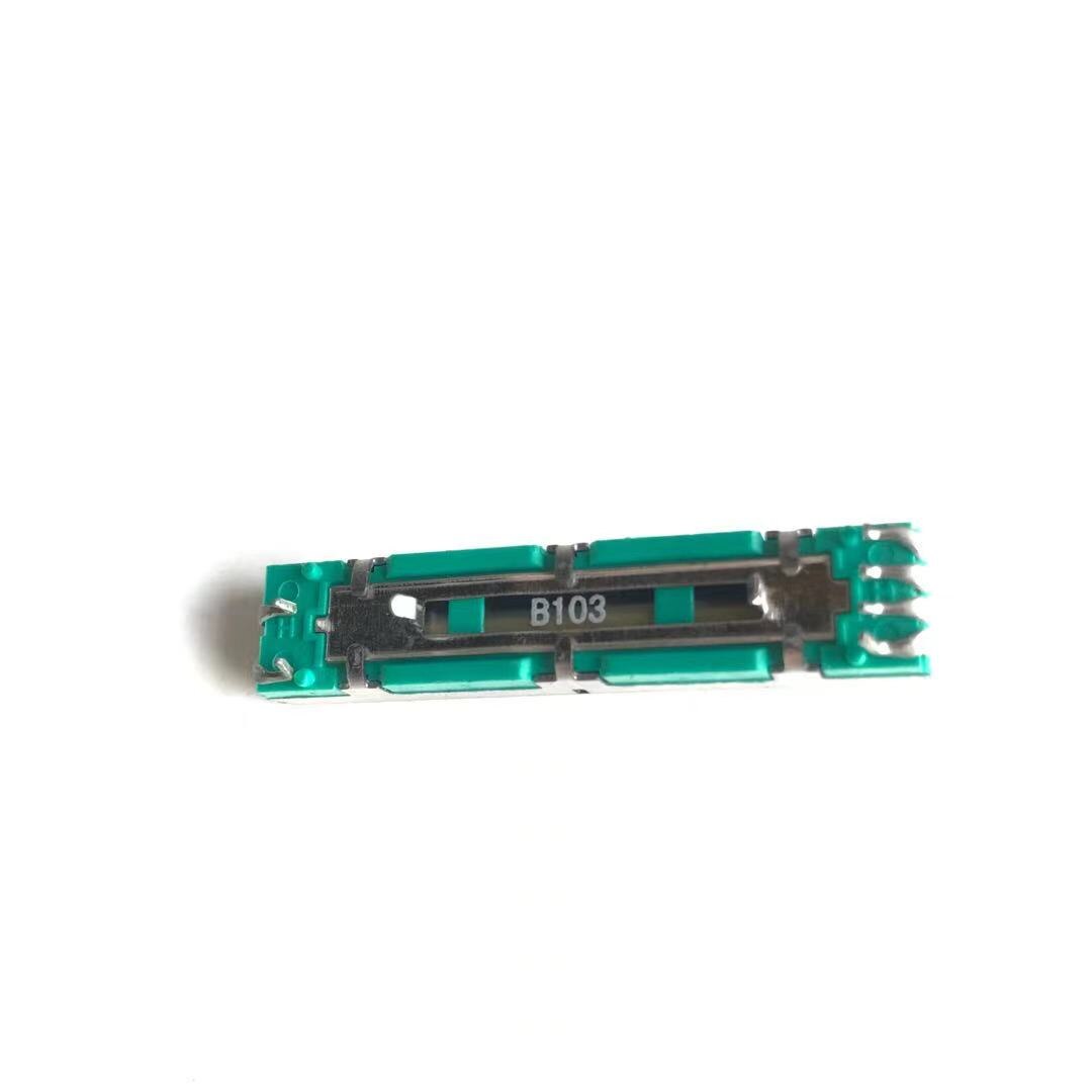 3 Stks/partij 426 45Mm 4.5Cm Reizen 30Mm Mixer Volume Slider Fader Dubbele Potentiometer B10K B10KX2 B103