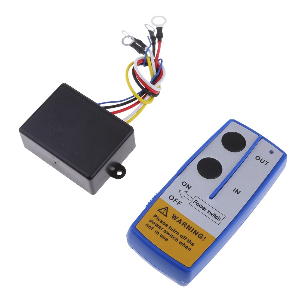 12V Elektrische Lier Draadloze Afstandsbediening Schakelaar Voor Truck Jeep Atv Suv