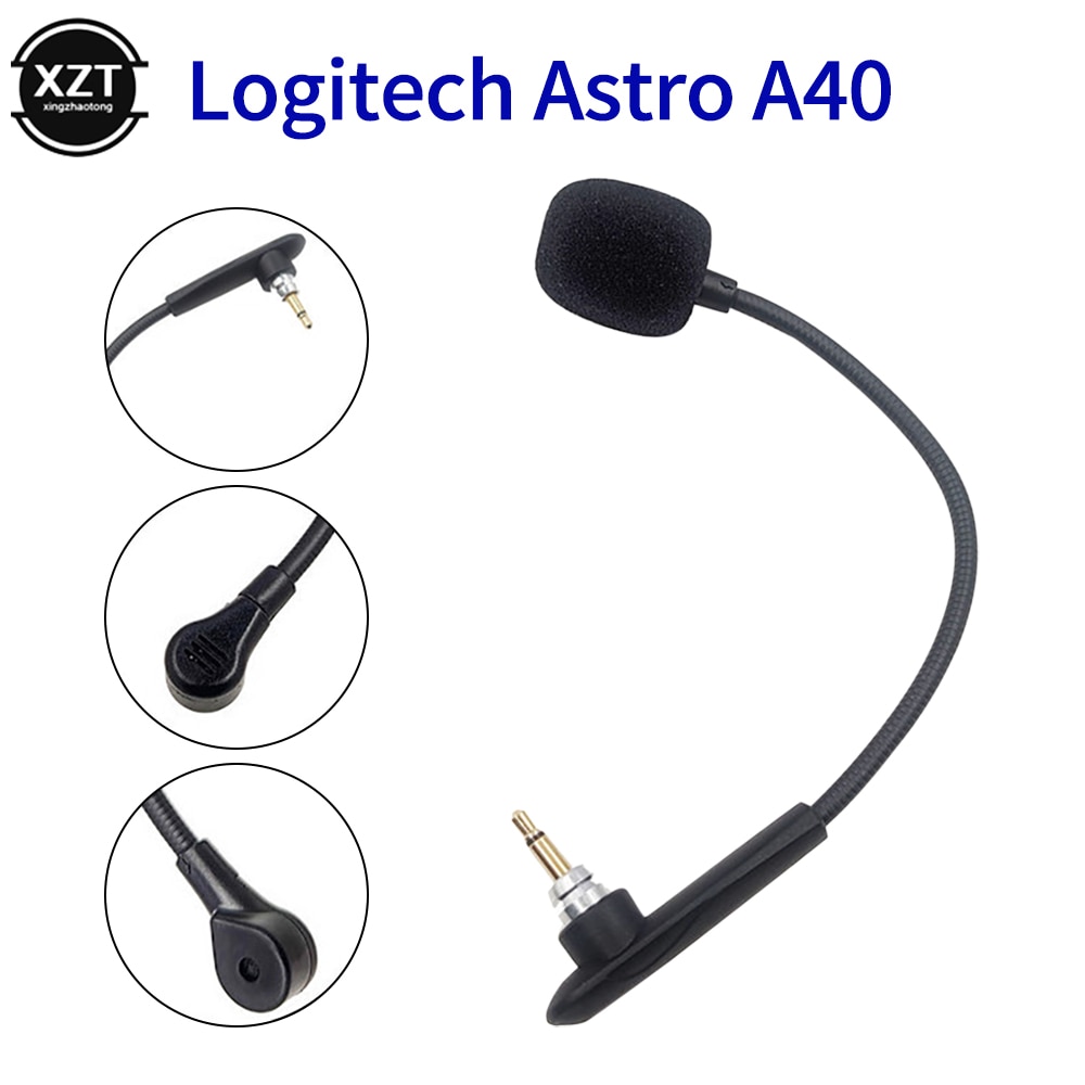 For Logitech Astro a40 Game Headset microphone Gamer Headphones microphone Mic 2-pole mono For Astro A40 Gaming accessaries