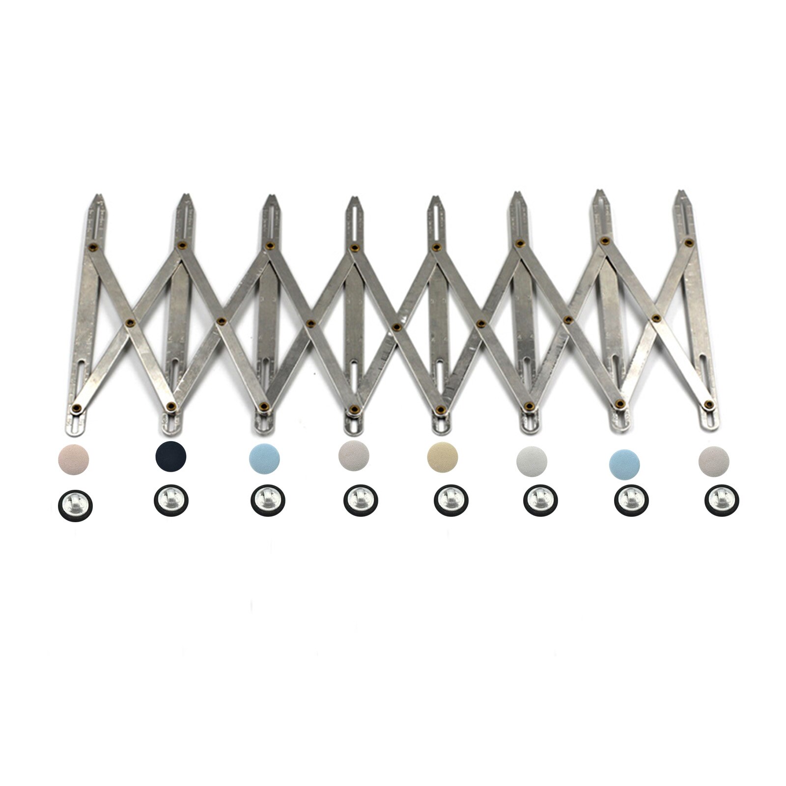 Jauge De Couture Extensible En Inox – Outil De Marquage Pour Boutonnières