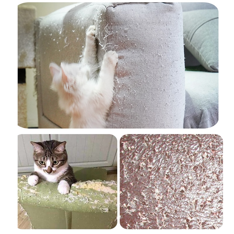 4 pièces canapé chat rayures gardes tapis grattoir chat arbre griffoir griffe poste protecteur canapé pour chats griffoir patte tampons meubles pour animaux de compagnie