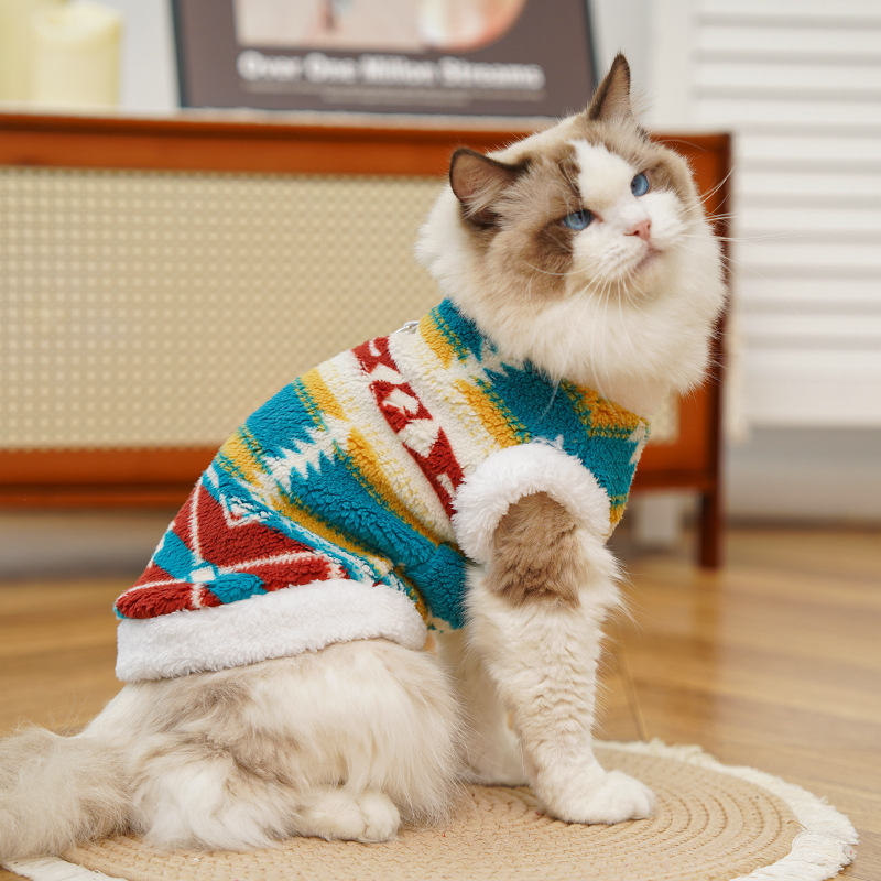 Kleidung für große Hunde, Winter-Vlies-Kleidung für kleine, mittelgroße und große Hunde, weiches Welpen-Sweatshirt, von warmen zweibeinigen Haustierkleidung