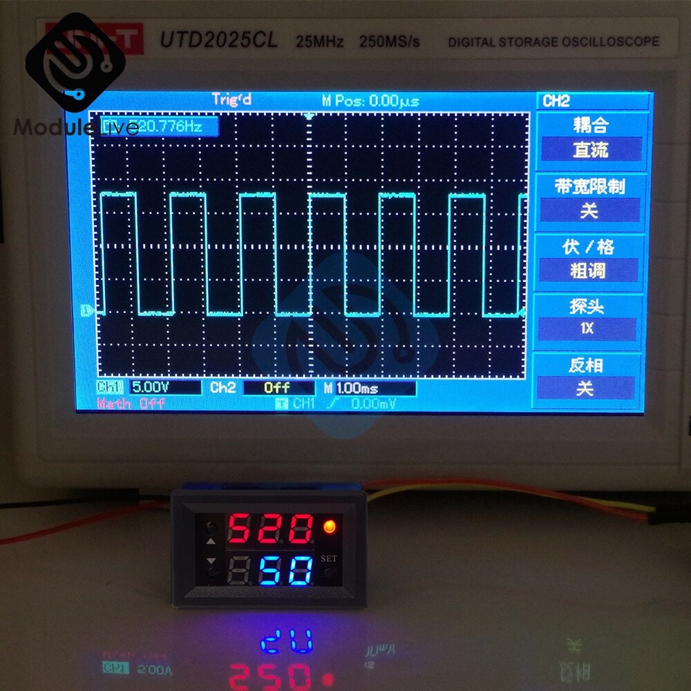 Module réglable de Cycle d'utilisation de fréquence d'impulsion de générateur de Signal affichage numérique d'affichage à cristaux liquides 1Hz-160Khz 4V-30V outils de Module de carte de PWM