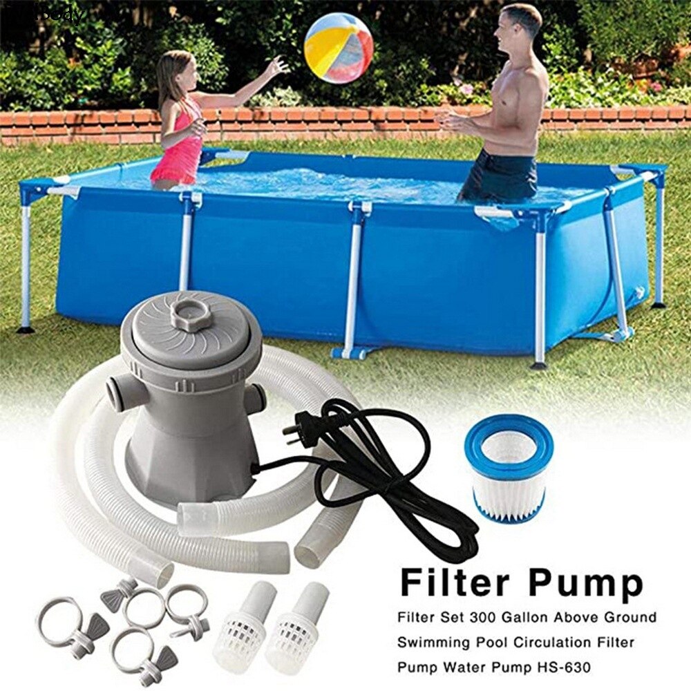 Zwembad Filter Pomp Zwembad Cleaner Circulatiepomp Zwembad Filter Apparaat Voor Vijvers Zwembad Filter Waterzuiveraar Eu/Us/Uk Plug