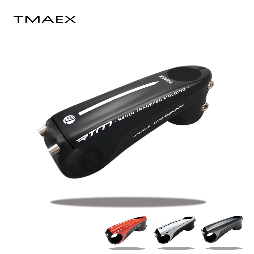 Carbon Stem Road Mountain Bike Stem Black-Red-White-Silver 80-110mm Black Matte Bicycle Stem MTB Road Bikes