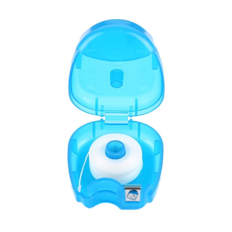 Hilo Dental esencial para cuidado bucal de 25m con estuche utensilio para cuidado bucal higiene Dental portátil