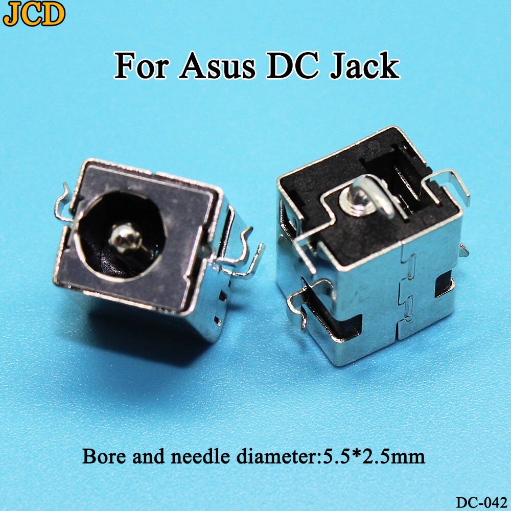 JCD 1pcss/lot 2.5mm DC Power Jack for Asus A52 A53 K52 K53 X52 X53 X54 X55 X43 X42 U52 U30 U47 U50 Laptop charging socket