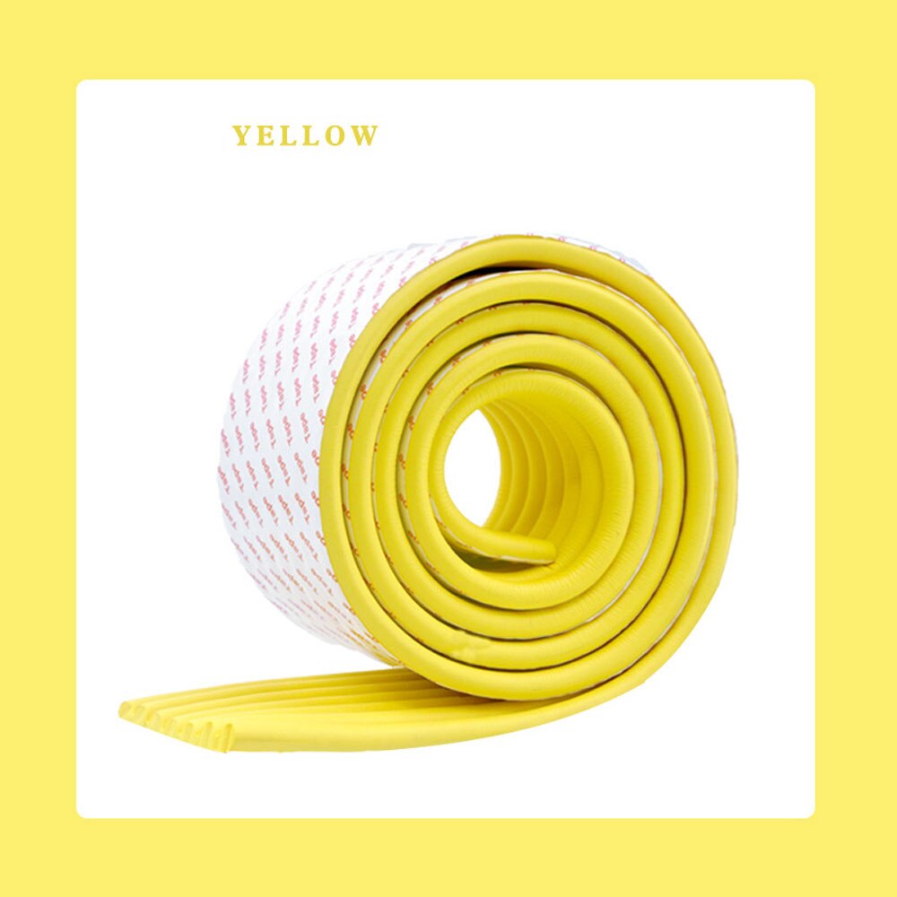 2M Free Stick Baby Safety Corner Protector Children Protection Furniture Corners Protection Child Safety Table Corner Protector: Yellow