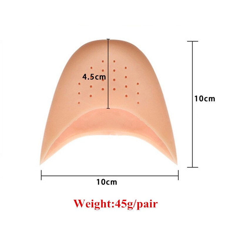 2PCS Silicone Gel Toe Soft Ballet Pointe Dance Shoes Pads Foot Care Protector Foot Care Tools SEBS-009