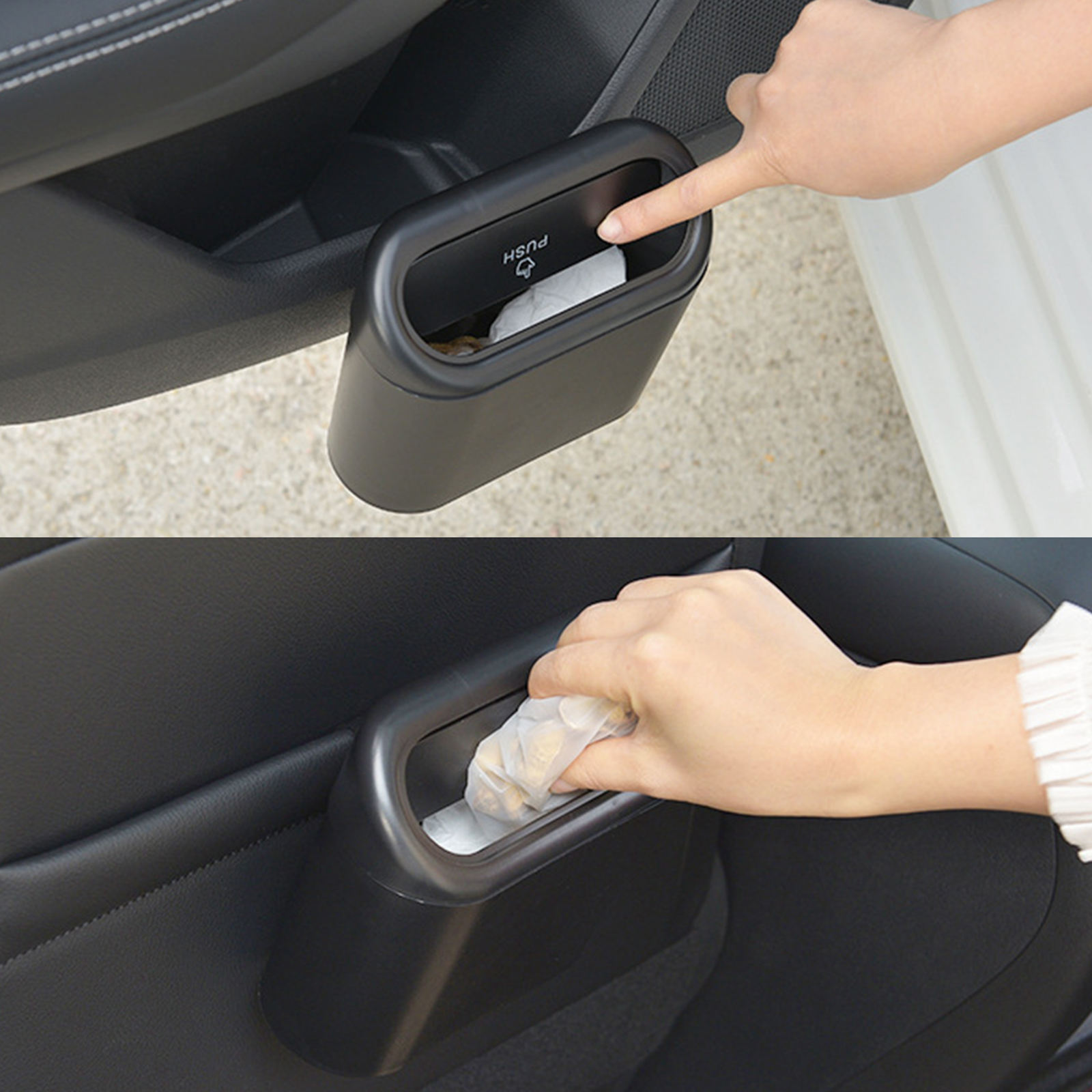 Car Trash Can Garbage Can Rubbish Box for Automotive Keep Car Clean Save Space easy cleaning