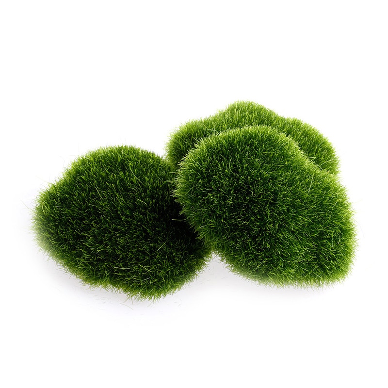 5 pçs verde artificial musgo pedras grama planta potted casa jardim decoração paisagem
