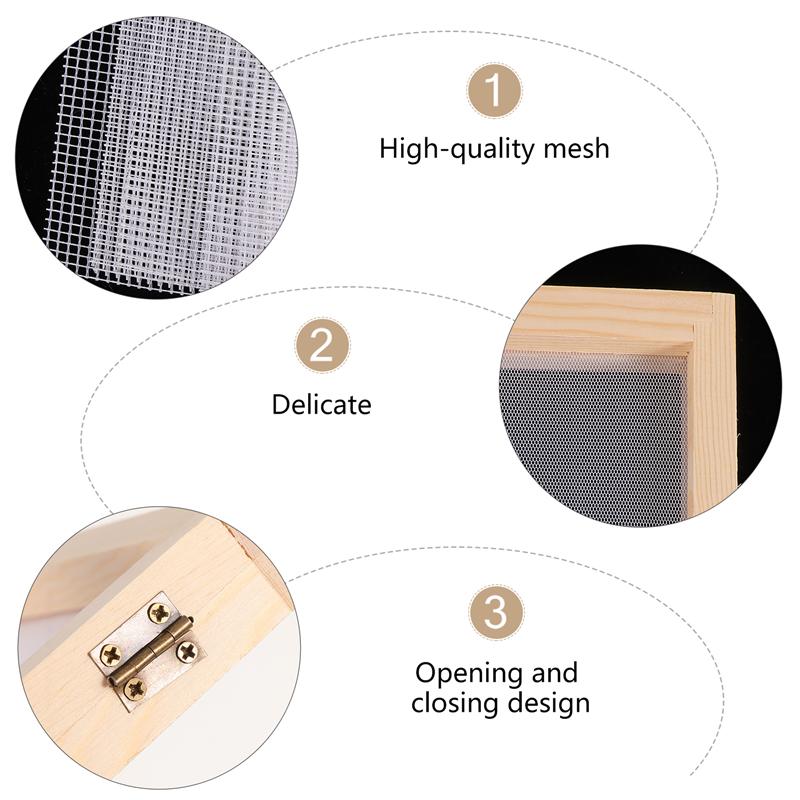 21pcs/Set DIY Paper Tool Wooden Paper Making Mold Frame Paper Making Screen Kit Ancient Paper Handmade Pine Paper Making Frame