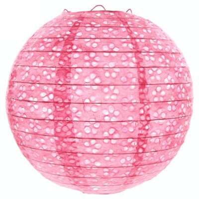 8-10-12-14-16Inch Chinese Style Hollow Paper Lanterns Wedding Paper Party Decoration Supplies Children DIY Lanterns: pink / hollow 40cm