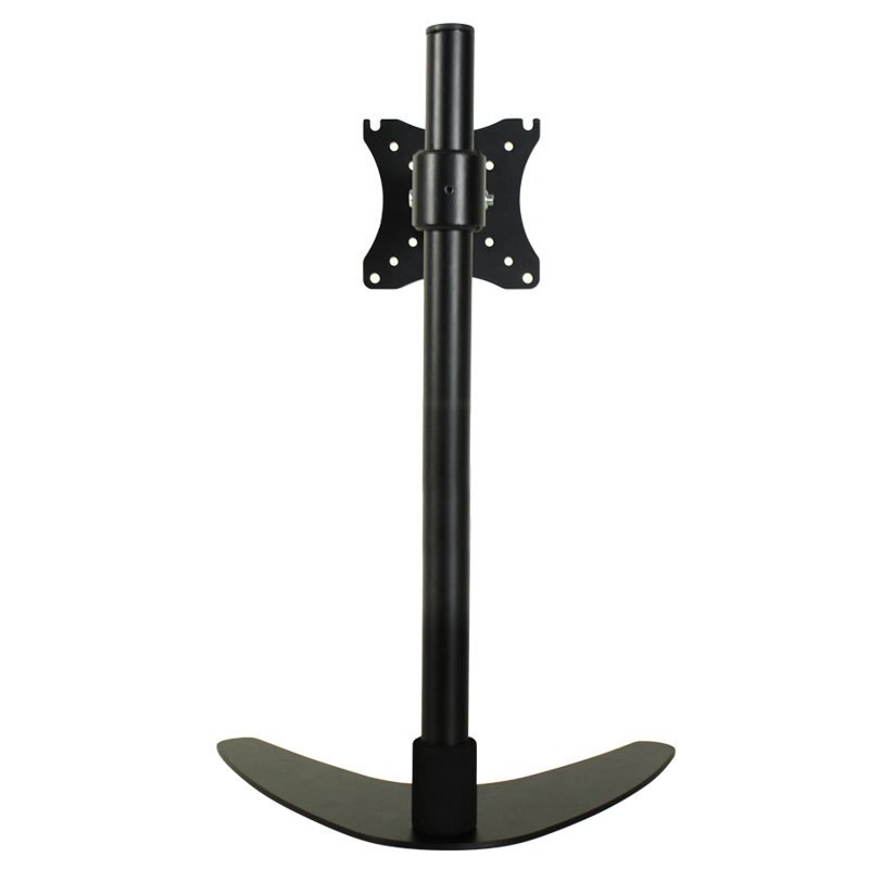 Single LCD Monitor Table Stand Floor Desk Monitor Mount Stand with Adjustable Tilt Swivel Rotation hold Screen 14&quot; to 27&quot;