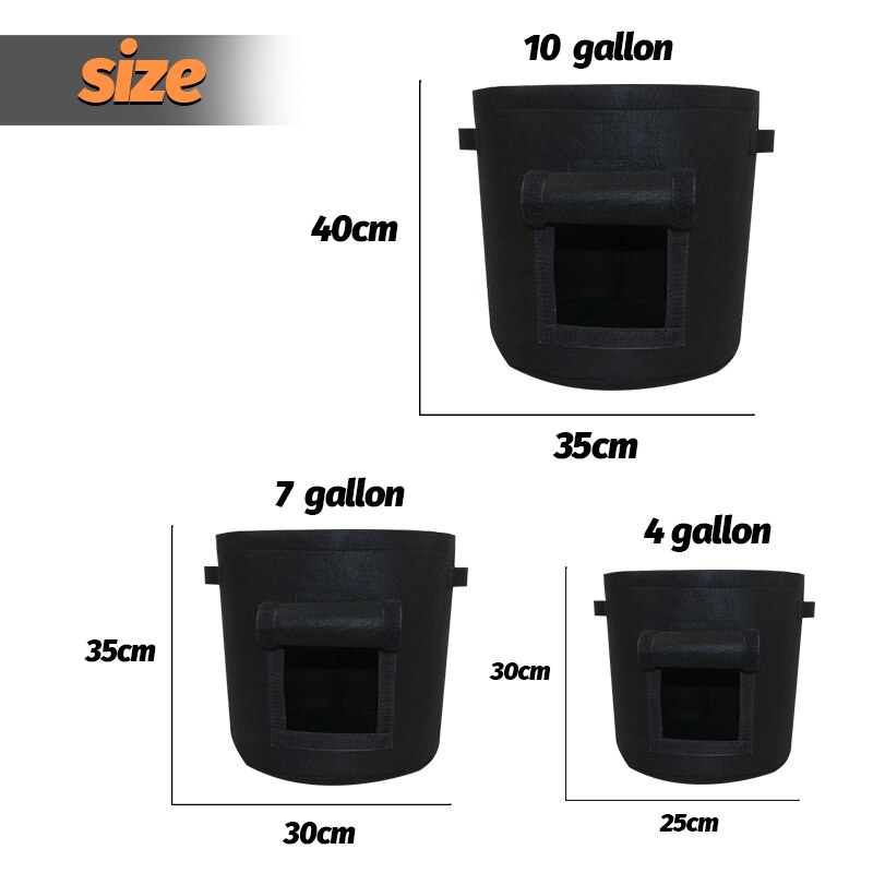Casa contenitore bonsai Pianta Borse E Ripari per Piantumazione Giardino di Patate Serra Verdura Fiore che cresce Borse Verticale giardino Borsa Piantina Pentola