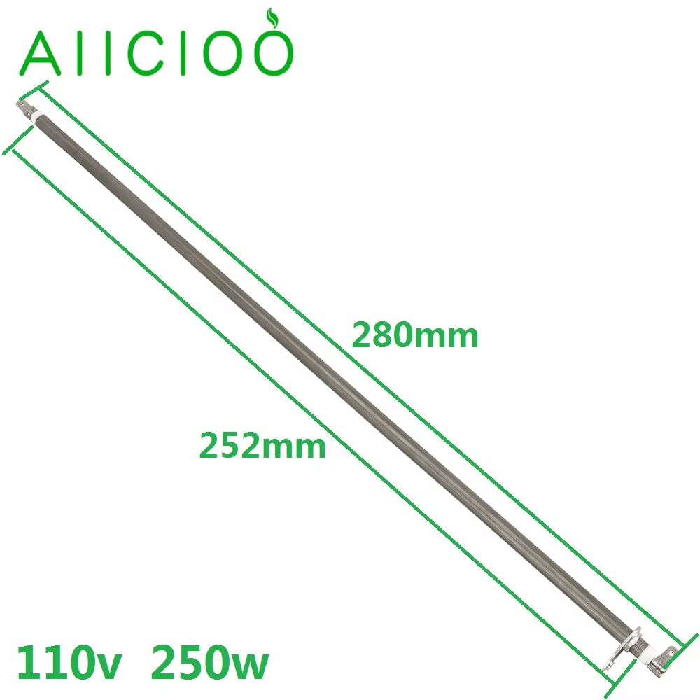 110v Oven Heating Element for Electric oven 250w-375w Air Heating Tube Replacement with Metal Sheet by Annealing SUS304: Gold
