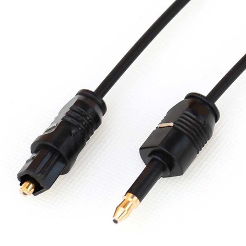 3.5mm Mini Toslink Naar Toslink Kabel Digitale Optische Audio connector adapter Kabel OD2.2mm 1 m 1.5 m 2 m 3 m 3ft 5 t 6ft 10ft