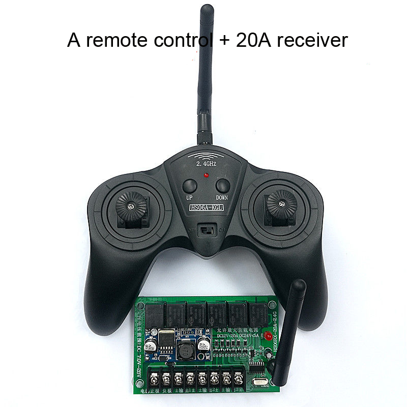 6CH 2,4G Fernbedienung 6V/12V 1,2 A/2,5 A/5A/20A Empfänger Radio System einstellen kabellos Entfernung steuern DIY Art Spielzeug Stiefel/Auto