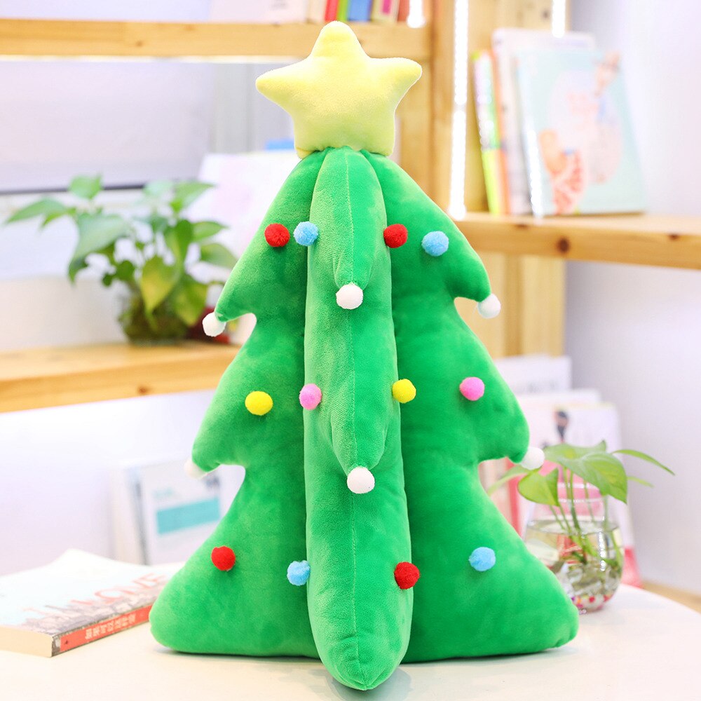 Enorme albero Di Natale della peluche del cuscino Di Natale del partito di disposizione di scena giocattoli di peluche regali per i bambini