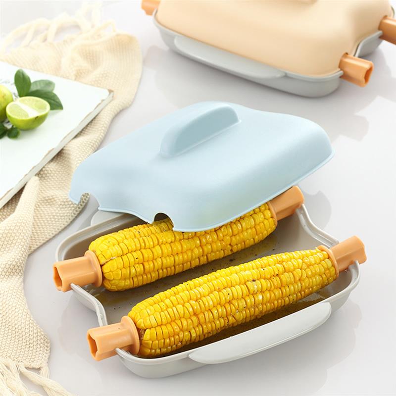 Kitchen Cookware Storage Box Corn Box Microwave Steamed Corn Box Steamed Egg Steamer Simple To Operate Kitchen Tools