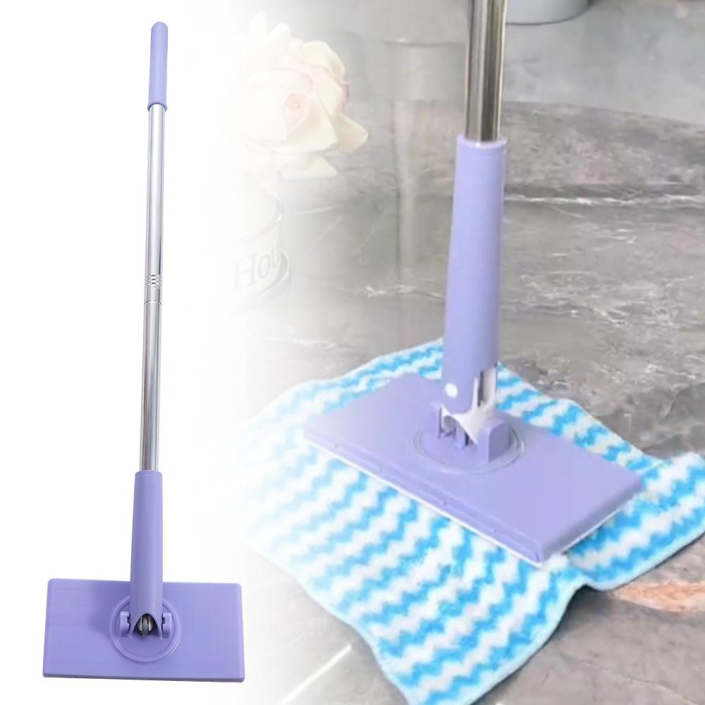 Draagbare handsfree mini-mop Duurzame plastic gezichtshanddoek Kleine mop 360 ° Rotatie-compatibel specifiek mini-mopvenster